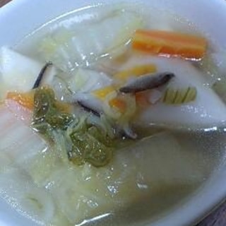 野菜たっぷり★スープ餃子